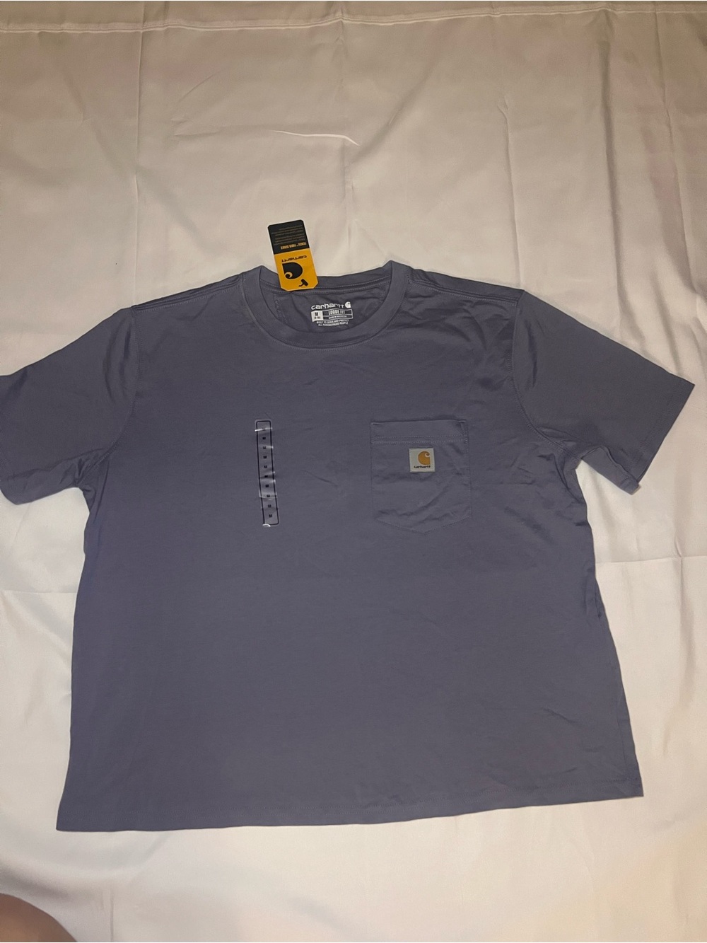Carhartt Short Sleeve Pocket Tee — Slate Gray-Blue